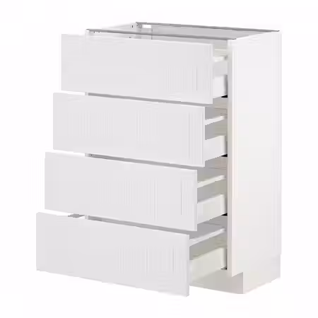 METOD / MAXIMERA Напольный шкаф 4 фасада/4 ящика