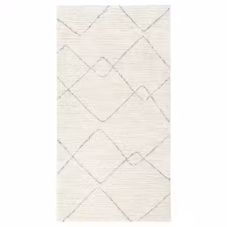 TVERSTED Ковер, короткий ворс - бежевый 80x150 см