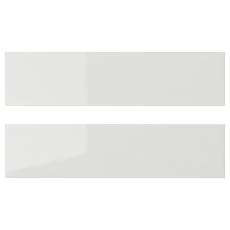 RINGHULT Фронтальная панель ящика - глянцевый светло-серый 40x10 см