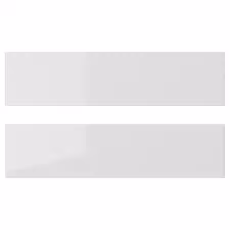 RINGHULT Фронтальная панель ящика - глянцевый светло-серый 40x10 см