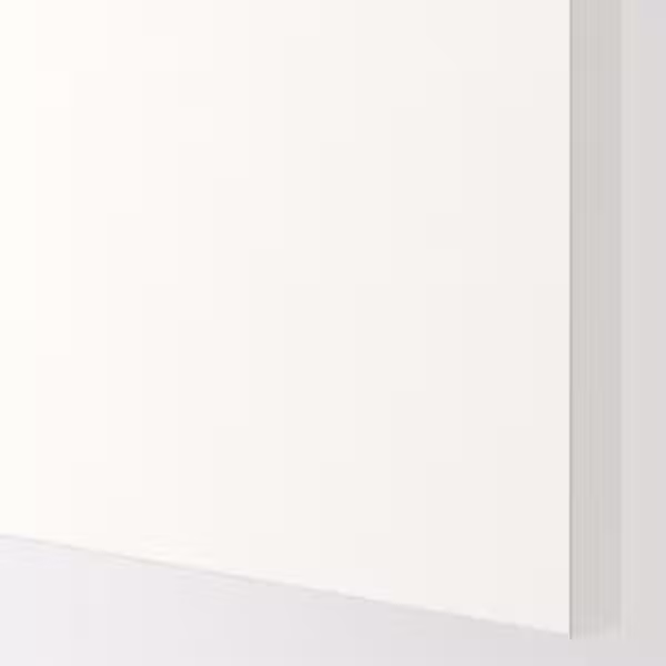 ENHET Навесной шкаф с 2 полками/дверцей - белый 40x32x75 см - схема-чертеж с размерами