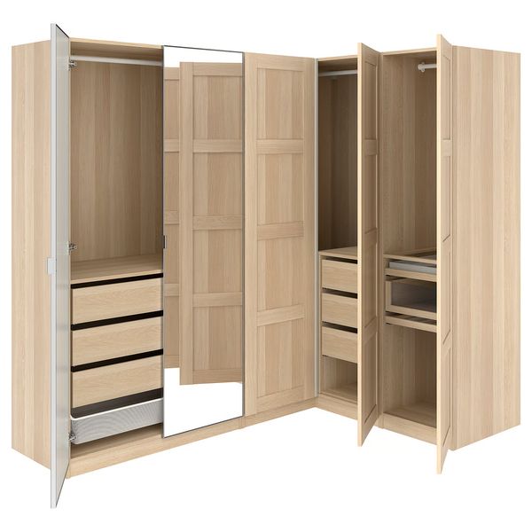 IKEA, вид спереди - схема-чертеж с размерами