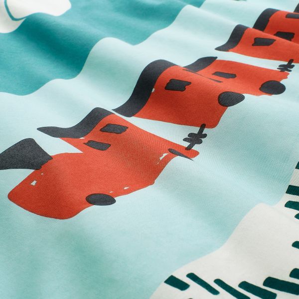 Пододеяльник и наволочка, лоскутный/игрушки 150x200/50x70 см IKEA KÄPPHÄST КЭППХЭСТ 304.557.39 - фото 6