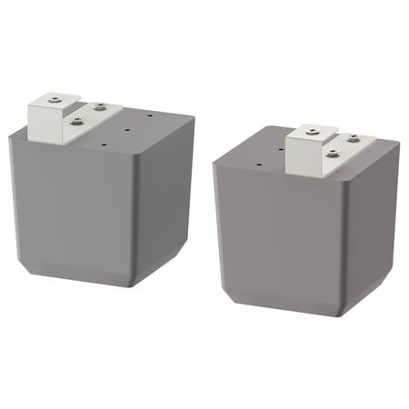 Ножка, серый 8 см IKEA BODBYN БУДБИН 503.670.77