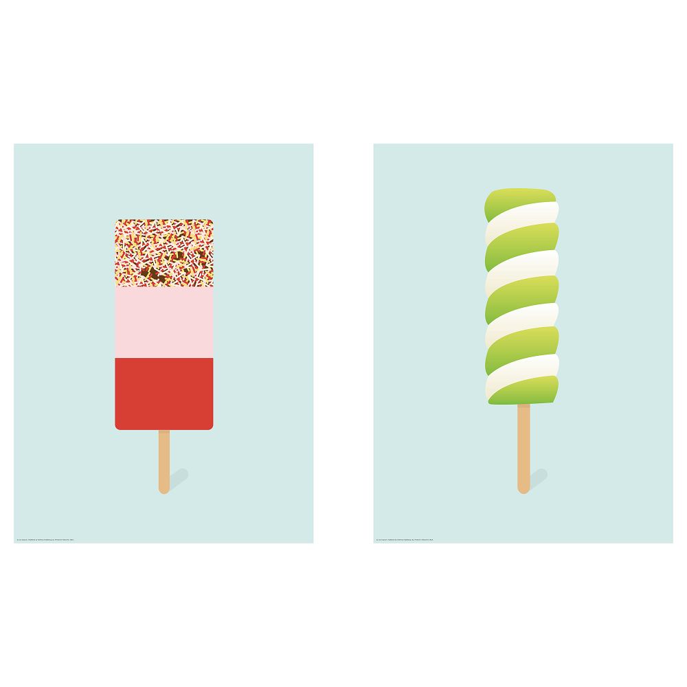 Постер, Леденцы на палочке II, 30x40 см IKEA DRÖMBILD ДРЁМБИЛЬД 604.420.24 - фото 1