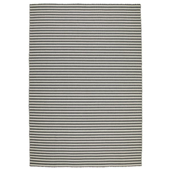 Ковер безворсовый ВЕСТБРИК, ручная работа, серый (133x195 см) - фото 1