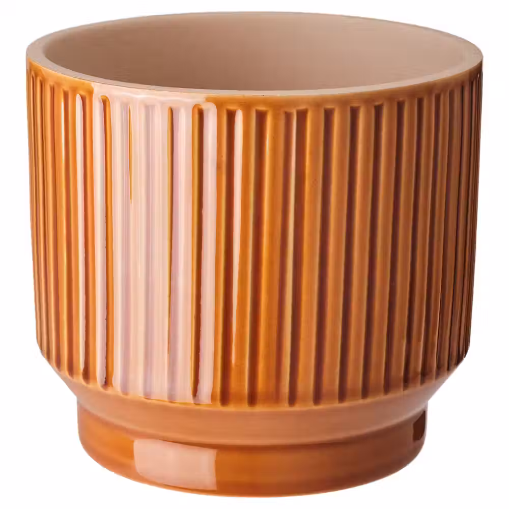 HONUNGSPALM ХОНУНГСПАЛМ Кашпо - д/дома/улицы/коричневый 12 см - фото 1