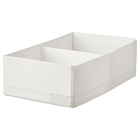 STUK Ящик с отделениями - белый 20x34x10 см
