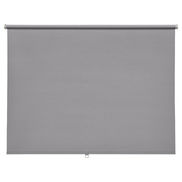 Рулонная штора, блокирующая свет, серый, 140x155 см IKEA FÖNSTERBLAD 005.384.68 - фото 2