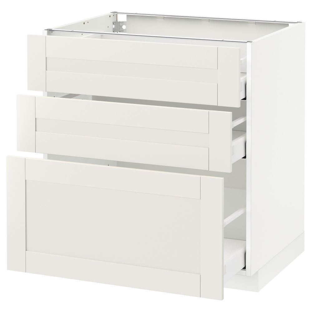 IKEA, вид спереди - схема-чертеж с размерами