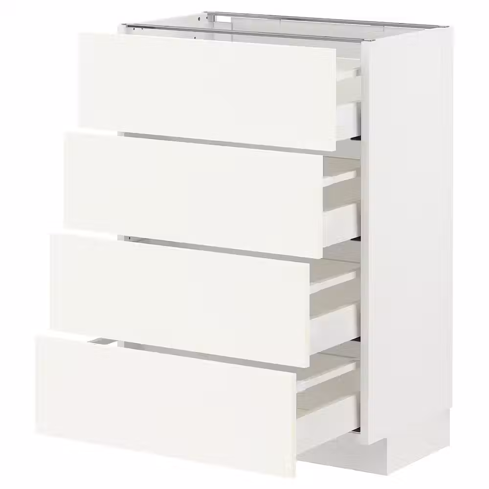 METOD / MAXIMERA Напольный шкаф 4 фасада/4 ящика - фото 1