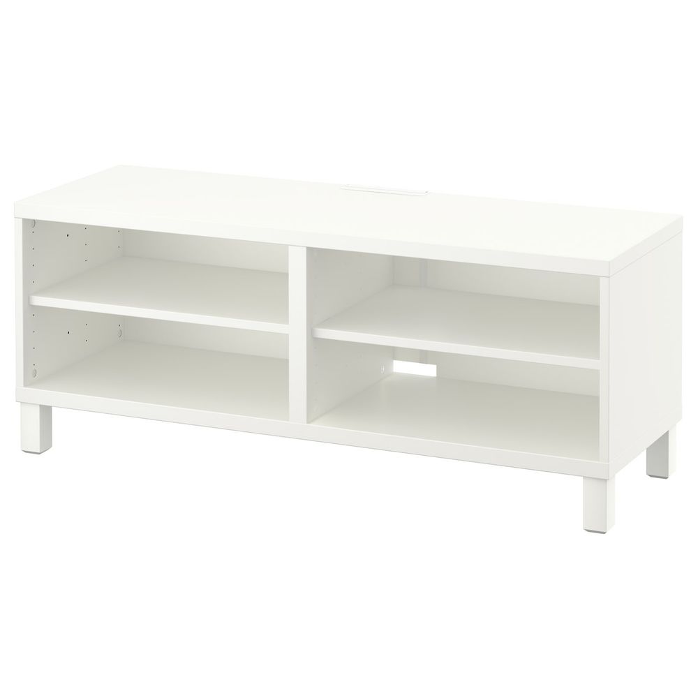 Тумба под ТВ, белый 120x40x48 см IKEA BESTÅ БЕСТО 592.442.37 - фото 1