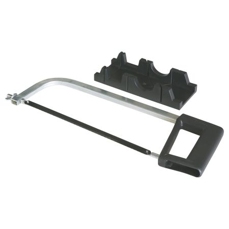 Треугольный ящик и усовочная пила КВАРТАЛ, черный