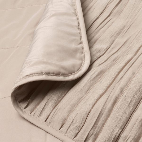Покрывало, бежевый 180x250 см IKEA VEKETÅG ВЕКЕТОГ 704.000.47 - схема-чертеж с размерами