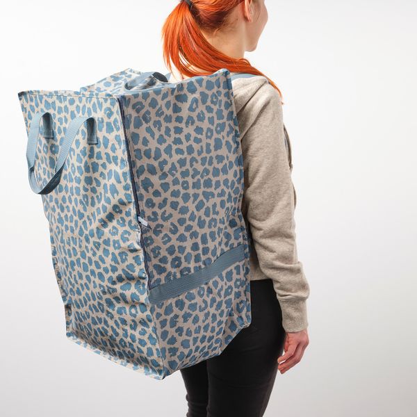 Сумка, с рисунком синий 72 л IKEA PLUGGHÄST ПЛУГГХЭСТ 704.820.24 - схема-чертеж с размерами