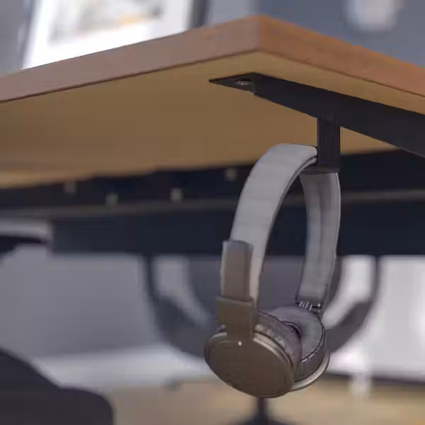 MITTZON МИТТЗОН Письменный стол - шпон грецкого ореха/чёрный 160x60 см - фото 6