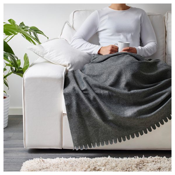 Плед ПОЛАРВИДЕ, серый (130x170 см) - фото 4