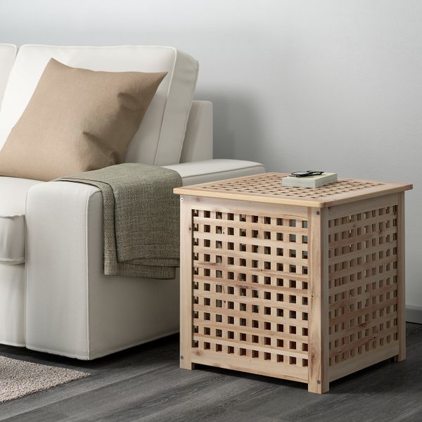 Придиванный столик, акация 50x50 см IKEA HOL ХОЛ 403.831.53 - фото 2