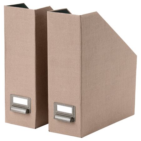 Подставка для журналов, темно-бежевый IKEA TJOG ЧУГ 904.746.12