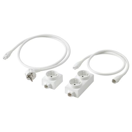 Комплект для подключения, 4 предмета IKEA ÅSKVÄDER 504.867.11