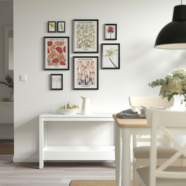 Рама с постером, 8 предмета, Цветочный рынок IKEA KNOPPÄNG КНОППЭНГ 405.704.80 - фото 3