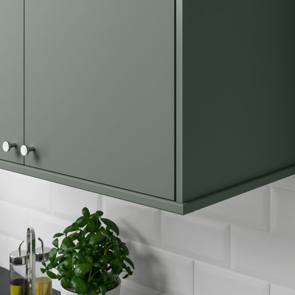 Карниз декоративный закругленный, серо-зеленый 221 см IKEA BODARP БОДАРП 004.356.82 - фото 4