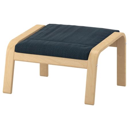 Табурет для ног, березовый шпон, Хилларед темно-синий IKEA ПОЭНГ 692.515.24