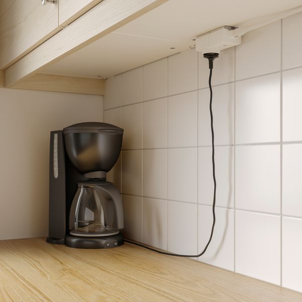 Выключатель IKEA ÅSKVÄDER 504.638.80 - схема-чертеж с размерами