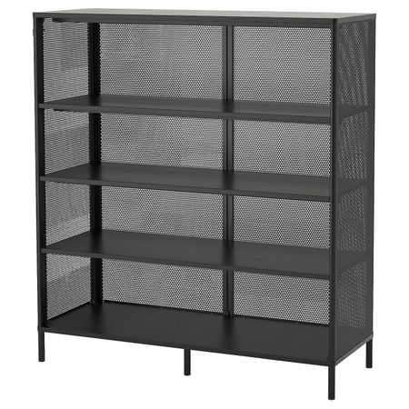 Стеллаж, черный 121x134 см IKEA BEKANT БЕКАНТ 303.734.99