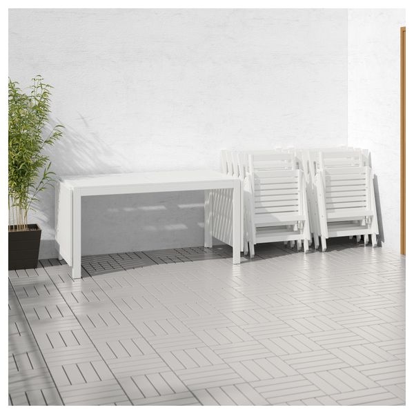 Стол + 8 кресел для сада ЭПЛАРО, белый - фото 3