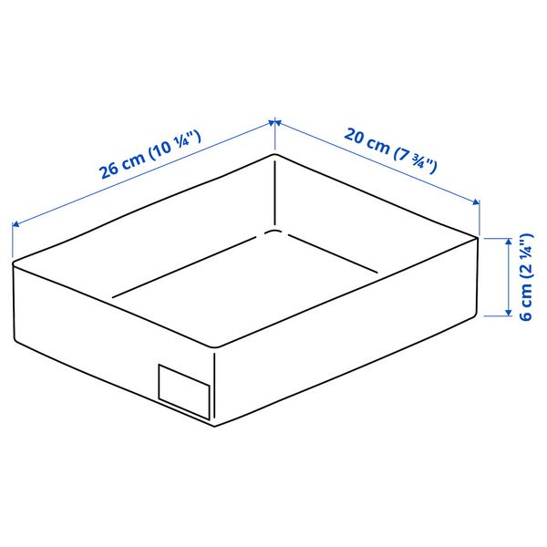 IKEA, дополнительный ракурс - схема-чертеж с размерами