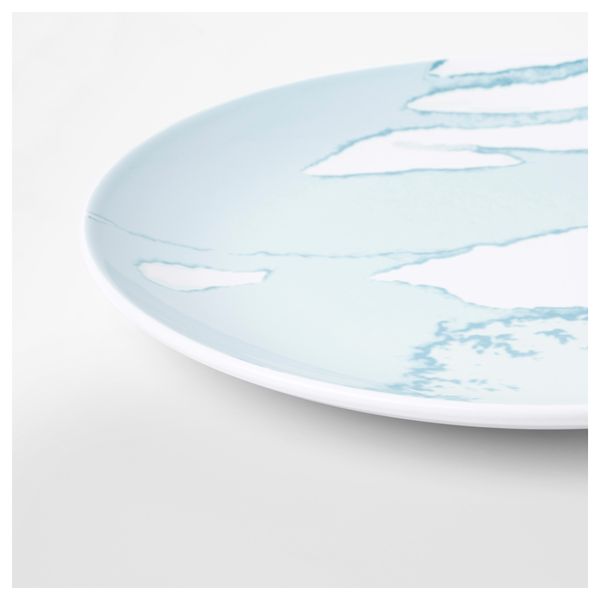 Тарелка БЕХАГА, сине-серый (27 см) - схема-чертеж с размерами