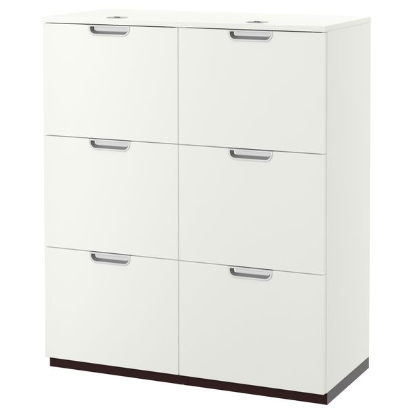 Комбинация для хранения с внутренним оснащением ГАЛАНТ, белый (102x120 см) - фото 1