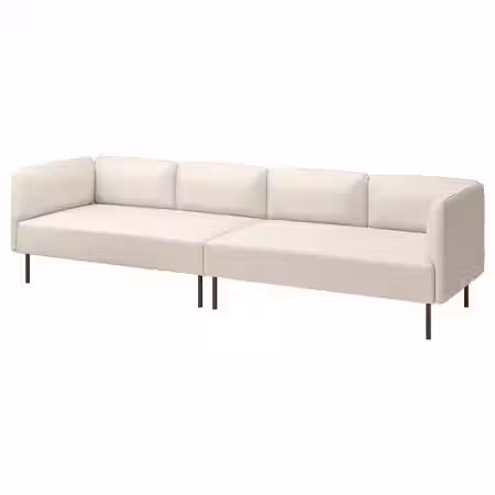 LILLEHEM 4-местный модульный диван - Vissle/бежевый металлический
