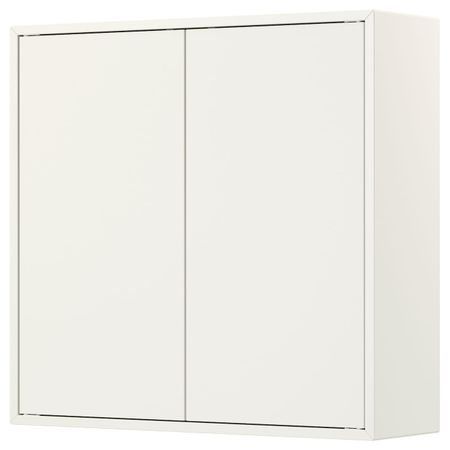 Шкаф с 2 дверцами и 2 полками, белый 70x25x70 см IKEA EKET ЭКЕТ 403.593.89
