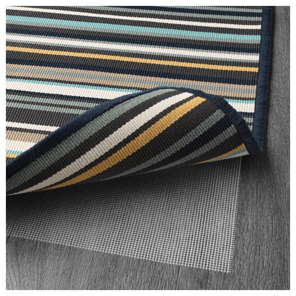 Ковер безворсовый, для дома/улицы КЭРБЭК, д/дома/улицы разноцветный (170x240 см) - схема-чертеж с размерами