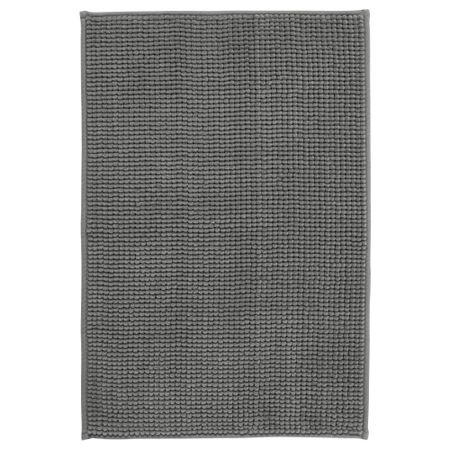 Коврик для ванной БАДАРЕН, серый (40x60 см)