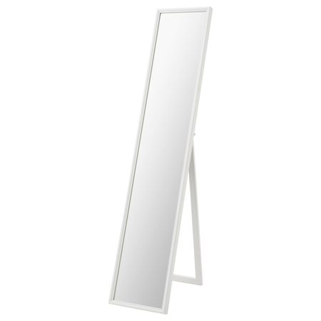 Зеркало напольное, белый 30x150 см IKEA FLAKNAN ФЛАКНАН 303.792.22