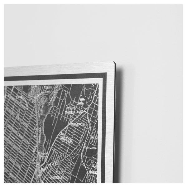 Постер, Нью-Йорк, 49x70 см IKEA KOPPARFALL КОППАРФЭЛЛ 305.087.90 - схема-чертеж с размерами