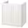 TÄNNFORSEN ТАННФОРСЕН Шкаф под раковину с дверцами - белый 60x48x63 см