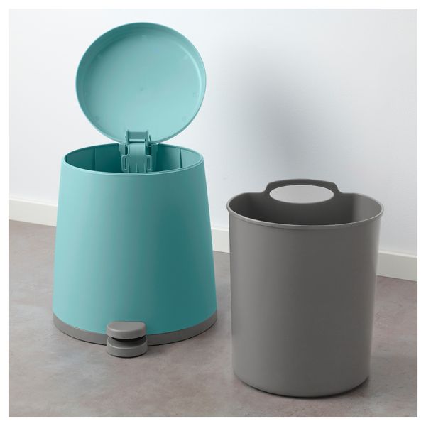 Ведро с откидной крышкой СНЭПП, синий (12 л) - фото 2