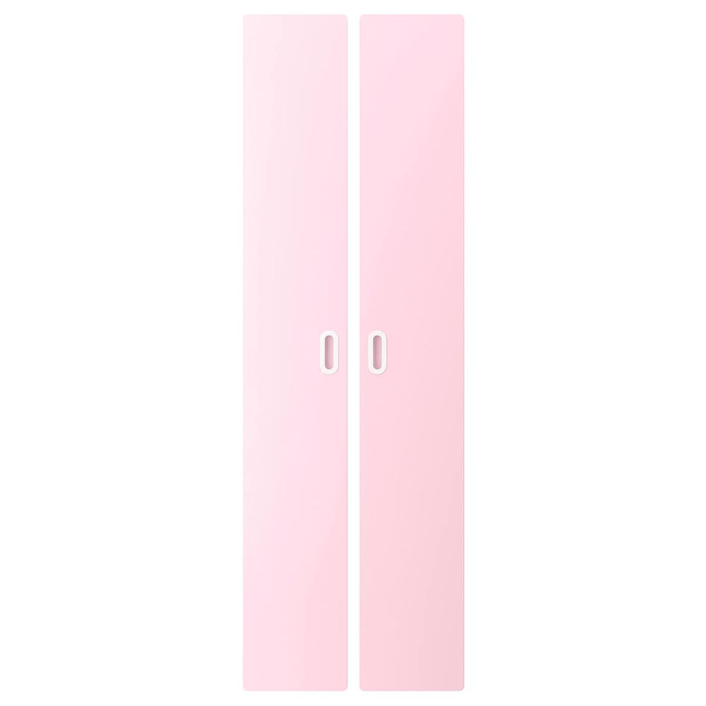 Дверь, светло-розовый 60x192 см 2 шт IKEA FRITIDS ФРИТИДС 003.867.66 - фото 1