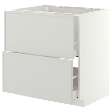 METOD / MAXIMERA Напольный шкаф п/мойку+2фасада/2 ящ