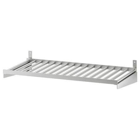Полка, нержавеющая сталь 60 см IKEA KUNGSFORS КУНГСФОРС 903.712.37