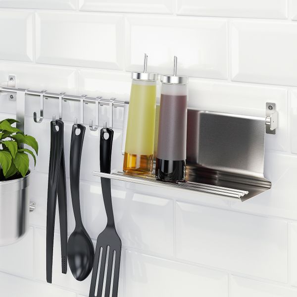 Подставка для планшета, нержавеющая сталь 26x12 см IKEA KUNGSFORS КУНГСФОРС 703.712.38 - фото 3