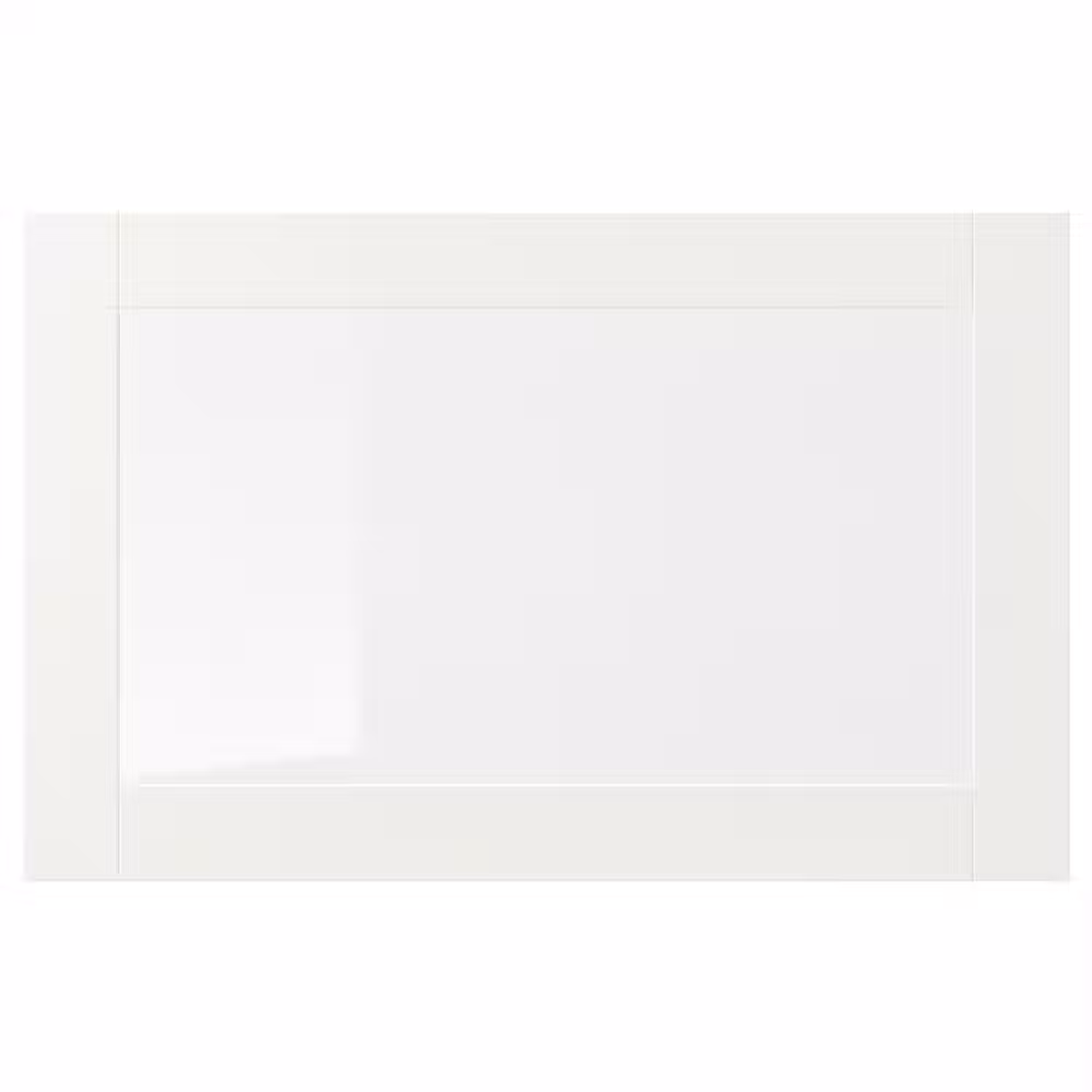 SINDVIK Стеклянная дверь - белый/прозрачное стекло 60x38 см - фото 1