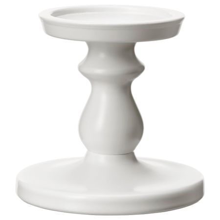 Подсвечник для формовой свечи, белый 13 см IKEA ERSÄTTA ЭРСЕТТА 103.804.48