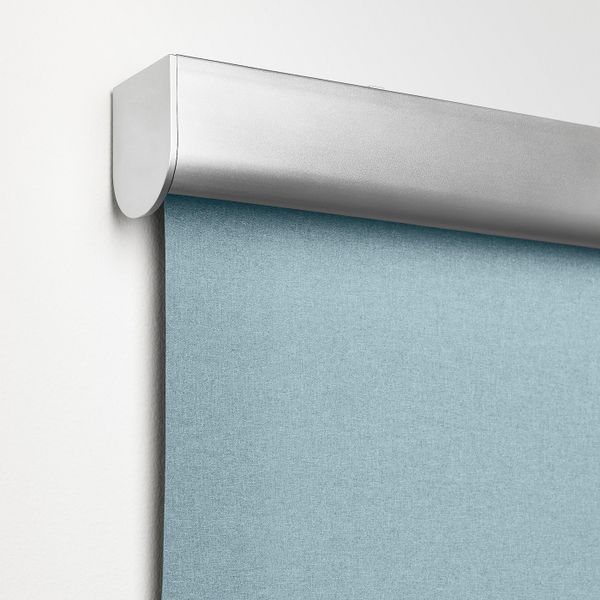 Рулонная штора, блокирующая свет , голубой 140x195 см IKEA TRETUR ТРЕТУР 803.810.67 - схема-чертеж с размерами