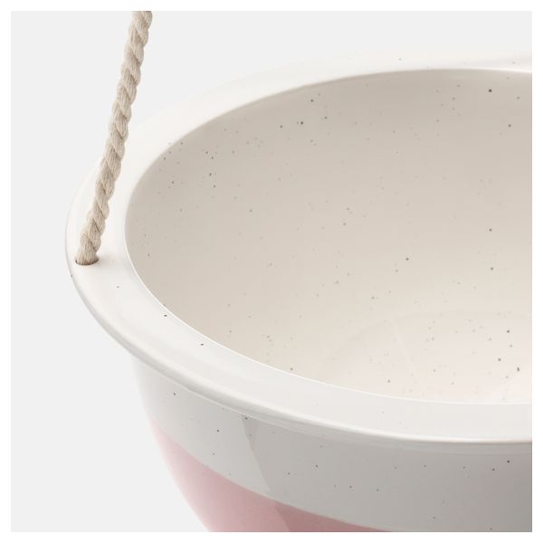 Кашпо подвесное СОММАР 2018, розовый (20 см) - схема-чертеж с размерами