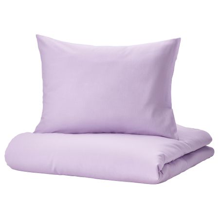 Пододеяльник и 2 наволочки, 240x220, 50x60 см, сиреневый IKEA NATTSVÄRMARE 405.291.79